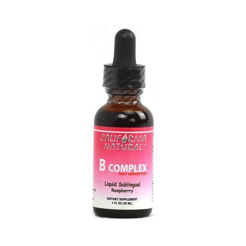 California Natural Natural B Complex Sublingual Raspberry (1x1 fl Oz)