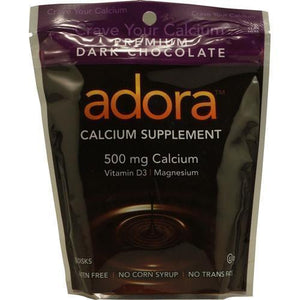 Adora Calcium Supplement Disk Organic Dark Chocolate (12x30 ct)
