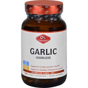 Olympian Labs Garlic  Odorless  100 Softgels