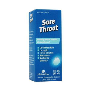 NatraBio Sore Throat 1 fl Oz