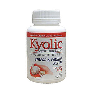 Kyolic Aged Garlic Extract Stress and Fatigue Relief Formula 101 (1x100 Tablets)