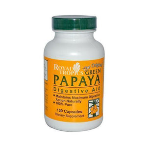Royal Tropics The Original Green Papaya Digestive Aid (1x150 Capsules)