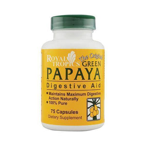 Royal Tropics The Original Green Papaya Digestive Aid (1x75 Capsules)