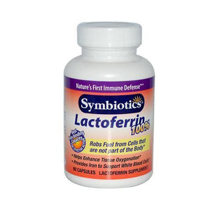 Symbiotics Lactoferrin 100% (60 Capsules)
