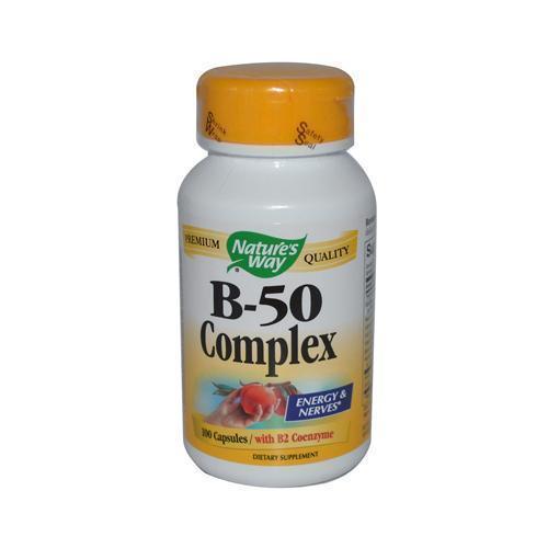 Nature's Way Vitamin B-50 Complex (100 Capsules)