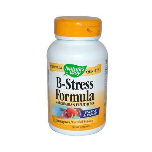 Nature's Way B-Stress Formula with Siberian Eleuthero (100 Capsules)